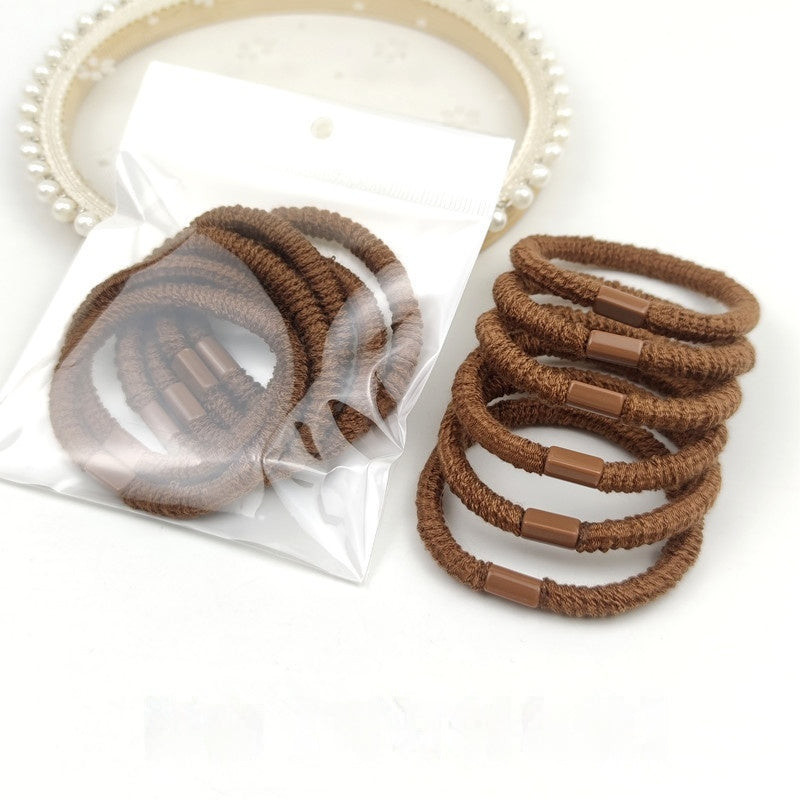Simple High Elastic Hair Band For Women Hair Smaller Leather Sheath Hair Accessories Simple High Elastic Hair Band For Women Hair Smaller Leather Sheath Hair Accessories
